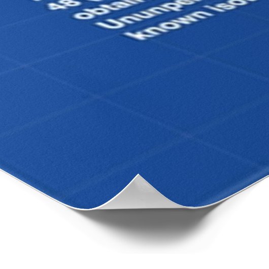 UFO Blueprints Poster (Ecke)