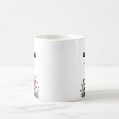 UFO-Blume aufblähen Kaffeetasse (Mittel)