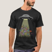 UFO-Blume aufblähen T-Shirt (Vorderseite)