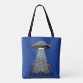 UFO-Blume aufblähen Tasche (Rückseite)