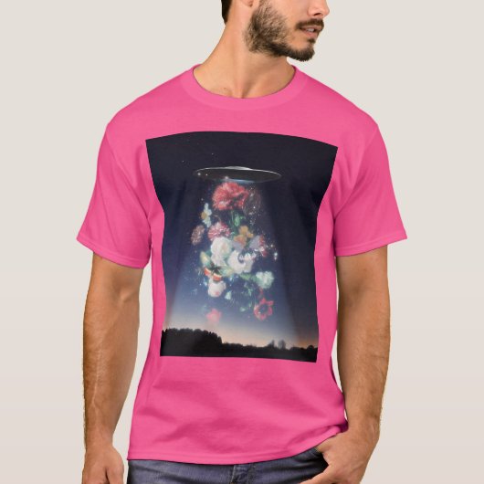 Ufo Blume T-Shirt (Vorderseite)