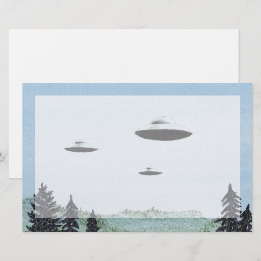 UFO BRIEFPAPIER (Vorne/Hinten)