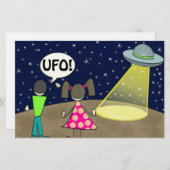 UFO BRIEFPAPIER (Vorne/Hinten)