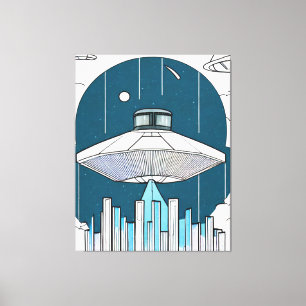 Ufo Canvas Print Leinwanddruck