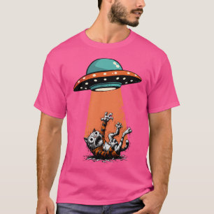 Ufo Cat Abduction T-Shirt
