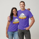 UFO Cat for Cat Lover Junge T-Shirt (Unisex)