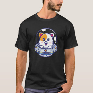 Ufo Cats I Cat Niedlich Kitten Spaceship Space Kin T-Shirt