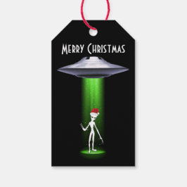 UFO Christmas 🛸 Alien Geschenkanhänger
