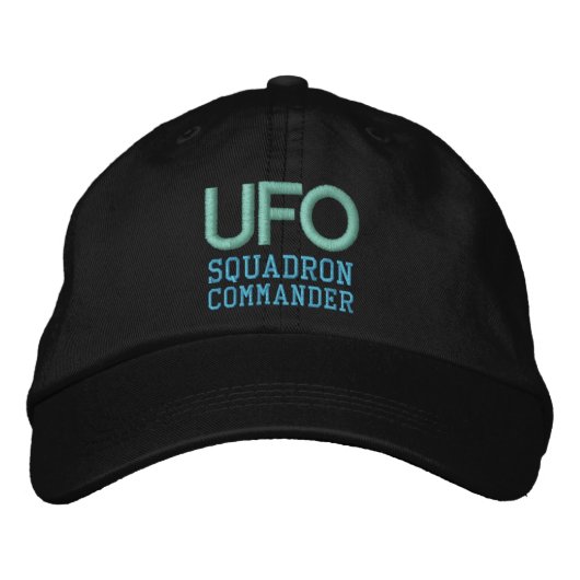 UFO COMMANDER cap Bestickte Baseballkappe (Vorderseite)