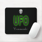 UFO Commander Mouse Pad Mousepad (Mit Mouse)