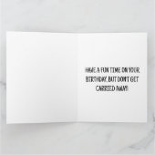 UFO COW ABDUCTION FUNNY BIRTHDAY CARD KARTE (Innenseite)