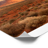 UFO Crash in der Wüste mit Alien Fatality Poster (Ecke)