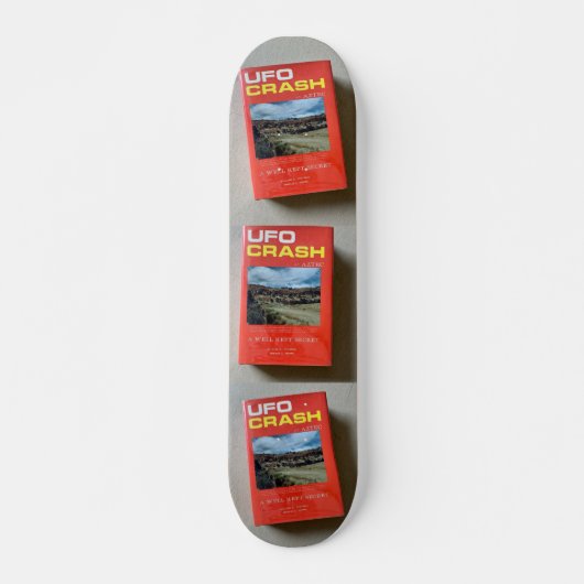 UFO CRASH Skateboard, 7¾ Zoll Deck Skateboard (Vorne)