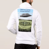 UFO CROP CIRCLES Decoder Hoodie (Rückseite)