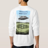 UFO CROP CIRCLES Decoder Sweatshirt (Rückseite)