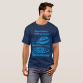 UFO CROP CIRCLES I ordered a pizza T-Shirt (Vorne ganz)