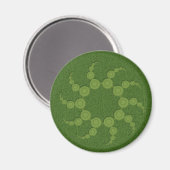 UFO Crop Circles Magnet (Vorderseite/Rückseite)