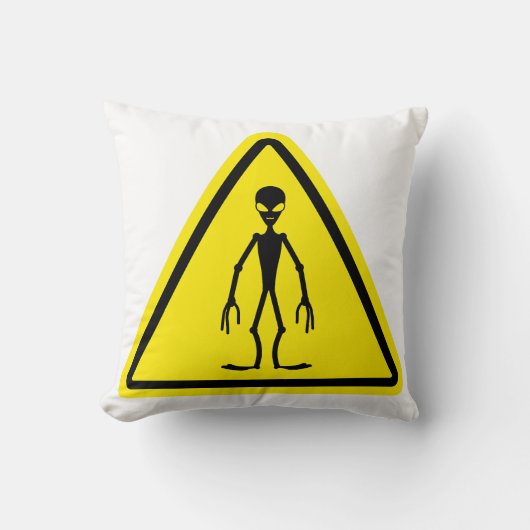 UFO Crossing Kissen (Vorderseite)