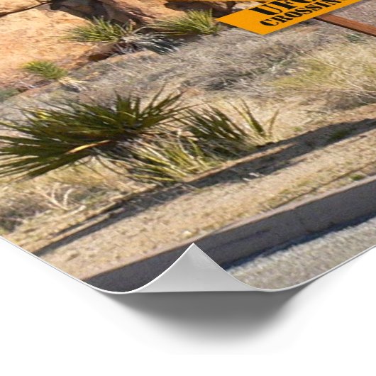 UFO Crossing Poster (Ecke)