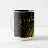 UFO Cups Coole UFO-Tasse Cups Maßgeschneiderte UFO Zweifarbige Tasse (Vorderseite Links)