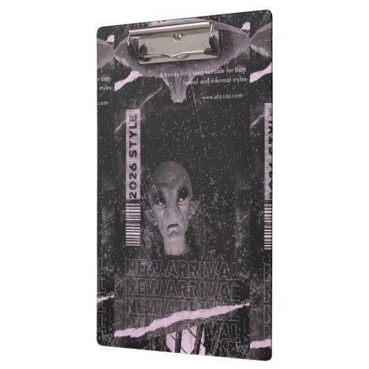 UFO-Design Klemmbrett (Links)