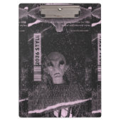 UFO-Design Klemmbrett (Vorderseite)