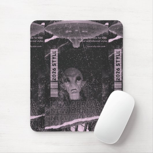 UFO-Design Mousepad (Mit Mouse)