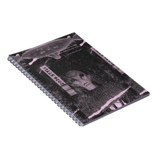 UFO-Design Notizblock (Rechte Seite)