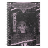 UFO-Design Notizblock (Vorderseite)