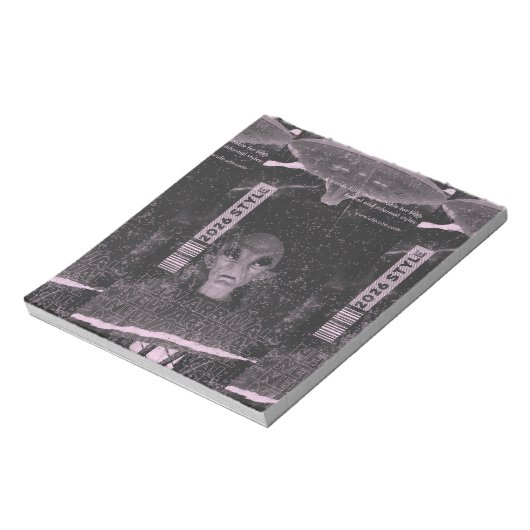 UFO-Design Notizblock (Rotiert)