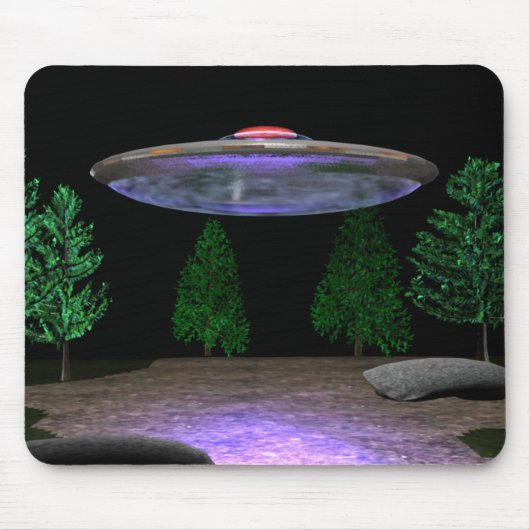 UFO Digital Art Mousepad (Vorne)