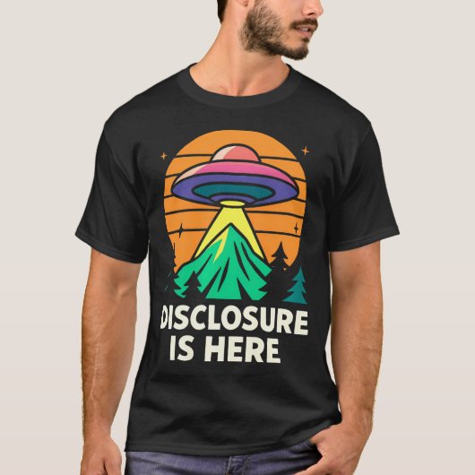 Ufo Disclosure Vintage Alien For T-Shirt (Vorderseite)