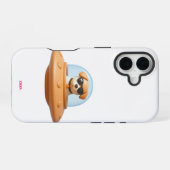 Ufo dog 3D a1 iPhone 16 Hülle (Rückseite (Horizontal))