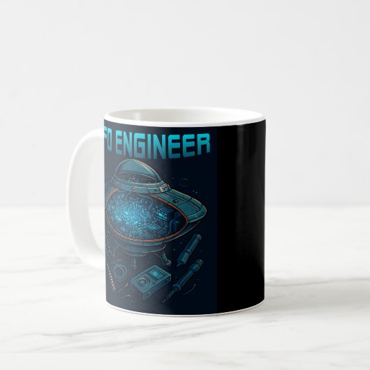 UFO Engin Kaffeetasse (Vorderseite Links)