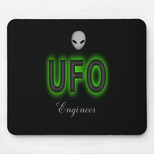 UFO Engineer Mouse Pad Mousepad (Vorne)