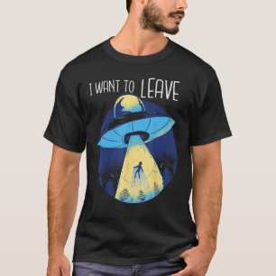 UFO Entführung Alien Wollte Planet Earth SP Verlas T-Shirt