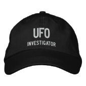UFO, Ermittler Bestickte Baseballkappe (Vorderseite)