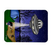 UFO Extraterrestrische Alien der Entführung Magnet (Horizontal)