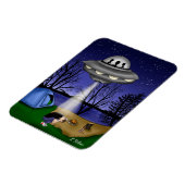 UFO Extraterrestrische Alien der Entführung Magnet (Linke Seite)