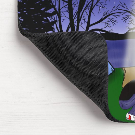 UFO Extraterrestrische Alien der Entführung Mousepad (Ecke)