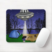 UFO Extraterrestrische Alien der Entführung Mousepad (Mit Mouse)