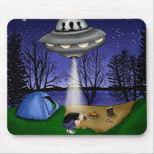 UFO Extraterrestrische Alien der Entführung Mousepad (Vorne)