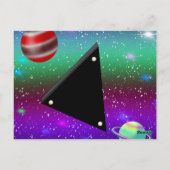 UFO Extraterrestrische Alien der Entführung Postkarte (Rückseite)