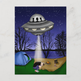 UFO Extraterrestrische Alien der Entführung Postkarte