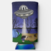 UFO Extraterrestrische Alien der Entführung Selters Dosenkühler (Vorderseite)