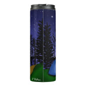 UFO Extraterrestrische Alien der Entführung Thermosbecher (Rückseite)