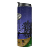 UFO Extraterrestrische Alien der Entführung Thermosbecher (Nach rechts gedreht)