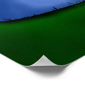 UFO Extraterrestrische Entführung Alien Art Poster (Ecke)