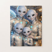 UFO-Familie Puzzle (Vertikal)