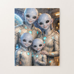 UFO-Familie  Puzzle